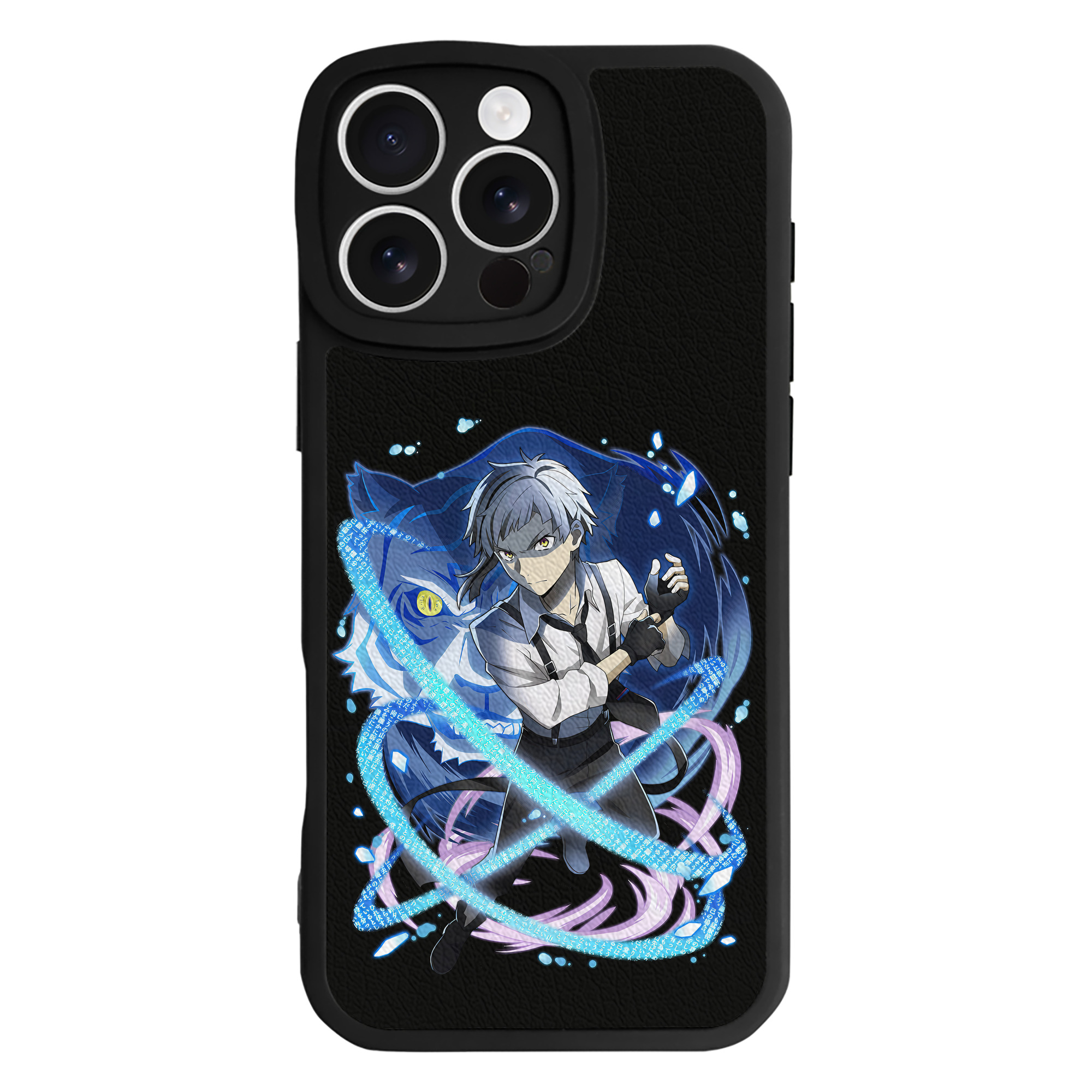 （画像用） 文豪ストレイドッグス Bungo Stray Dogs 【iPhone 16シリーズ対応】シリコンスマホケース（レザー調） 材質：シリコン